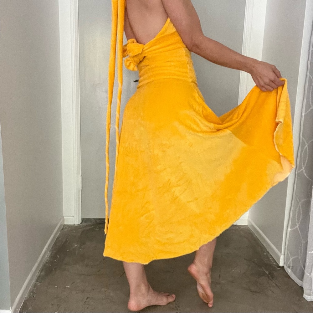 YELLOW HANDMADE 2piece SET - Picture 6 of 7